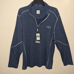 Men's Callaway apparel lightweight quarter zip golf pullover